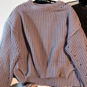 Altar'd State Lavender Knit Sweater